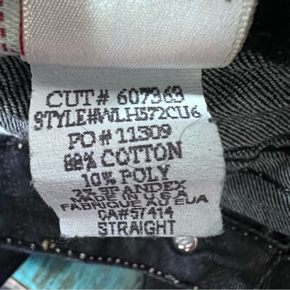 True Religion Straight Leg Dark Wash Jeans Size 26 - Picture 10 of 16